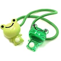 梅雨カエル☆ベビーヘアクリップ　ヘアゴム 梅雨カエル☆ベビーヘアクリップヘアゴム